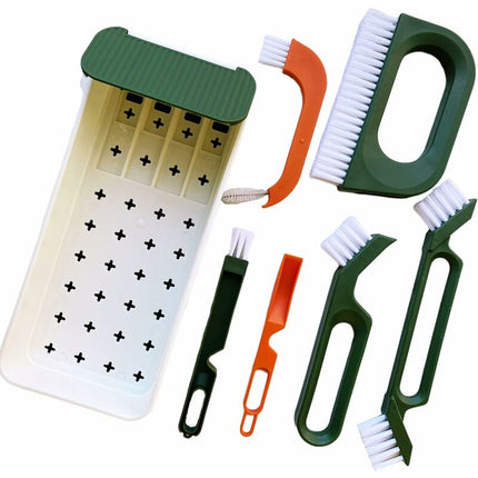 5 In 1 Grout Brush Set, Cleaning Brush For Bathroom And Kitchen, Scrub Tile Grouts, Nooks And Corners, Bottle Brush.