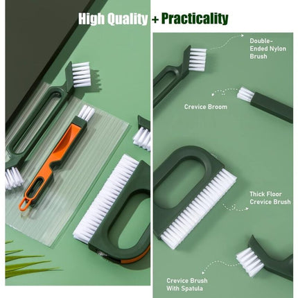 5 In 1 Grout Brush Set, Cleaning Brush For Bathroom And Kitchen, Scrub Tile Grouts, Nooks And Corners, Bottle Brush.