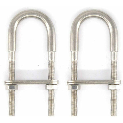 M6X90 304 Stainless Steel U Bolt (2 pcs).