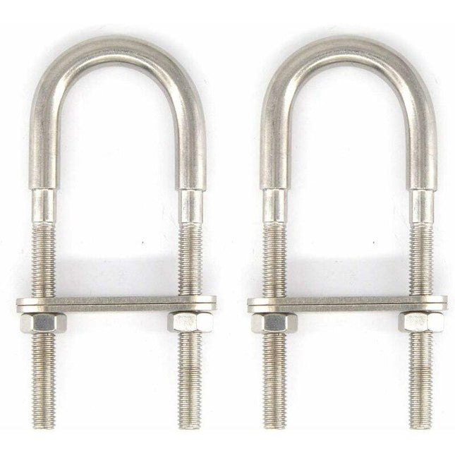 M6X90 304 Stainless Steel U Bolt (2 pcs).