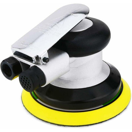 Professional Air Random Orbit Sander, High Performance Mini Dual Action Pneumatic Polisher With, 13500Rpm (Silver 125Mm).