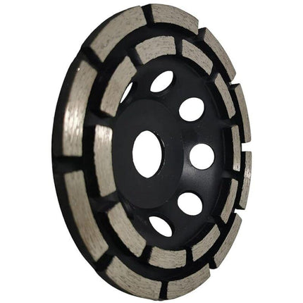 Diamond Grinding And Sanding Disc, 125Mm X 22.23Mm Double ROw Diamond Abrasive Wheel, For Grinding Screed, Concrete.