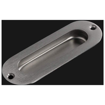 Flush Door Handle 2 Pieces Brushed Stainless Steel Flush Handle Sliding Door Handle Cupboard Door Handle With Screws.