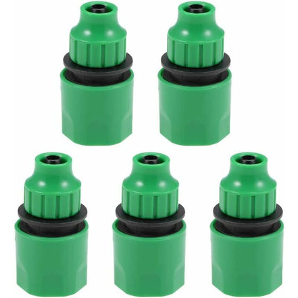 Quick Connector Hose Pipe Adapter 8Mm Inner Diameter Pipe Fitting For Garden Irrigation System 5 pcs.