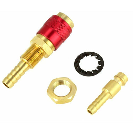 Quick Connector, 3 pcs 8Mm Water Cooled Welding Connector Gas Adapter For Tig Welding Torch.