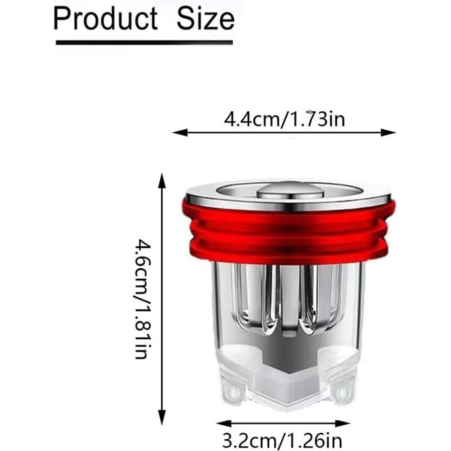 Shower Floor Drain, 2 Pack, Odor Resistant Connector, Bathroom Shower Drain Without Filter For Bathroom Kitchen Pipe.