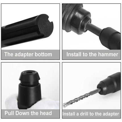 Sds Max To Sds Plus Adapter For ROtary Hammers, Sds Max To Sds Plus Drill Quick Change Tool, Chuck Adapter Quick Change.