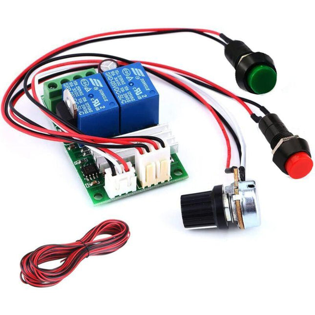 Speed Regulator 12V,Dc Motor Speed Controller (Pwm) Adjustable Reversible Switch Dc Speed, 6V 12V 24V Dc Motor Inverter.