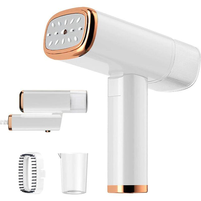 Garment Steamer, Mini Portable Iron, 30S Fast Heat-Up, 1000W, 120Ml, Travel Steamer With Brush And Measuring Cup -.
