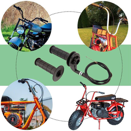Twist Throttle Grip & Cable With 7/8" 22Mm Handle 50Cc 90Cc 110Cc 125Cc 150Cc 200Cc 250Cc Mini Bike Atv Quad Pit Bike.