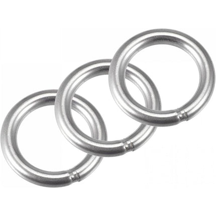 Welded Ring Stainless Steel 304 50Mm External Diameter 8Mm Thickness 3 pcs.
