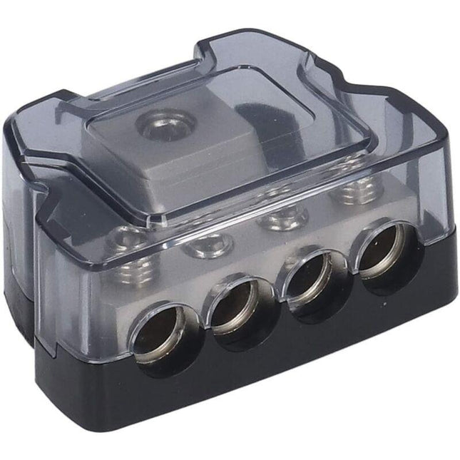 4 Way Power Distribution Block Fuse Holder Amp Fuse Distribution Block Car Audio Splitter.