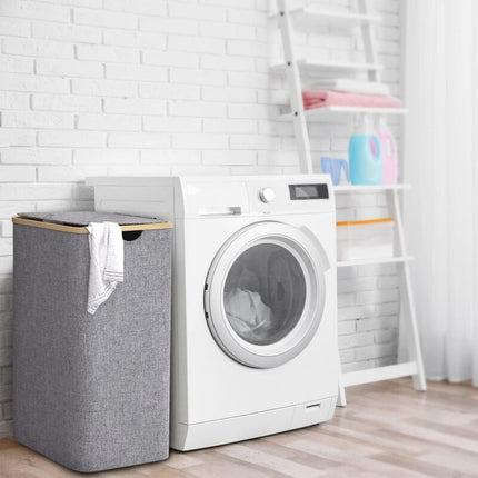 100L Laundry Basket With Lid Laundry Hamper With Handles Dirty Laundry Basket, Laundry Bin Laundry Basket Foldable.