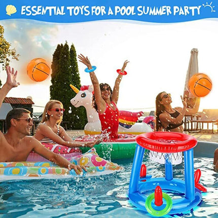 Pool Basketball Hoop - Inflatable Basketball Stand For Swimming Pool Floating Pool Basketball Outdoor Water Game Summer.