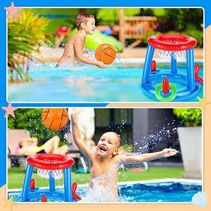 Pool Basketball Hoop - Inflatable Basketball Stand For Swimming Pool Floating Pool Basketball Outdoor Water Game Summer.