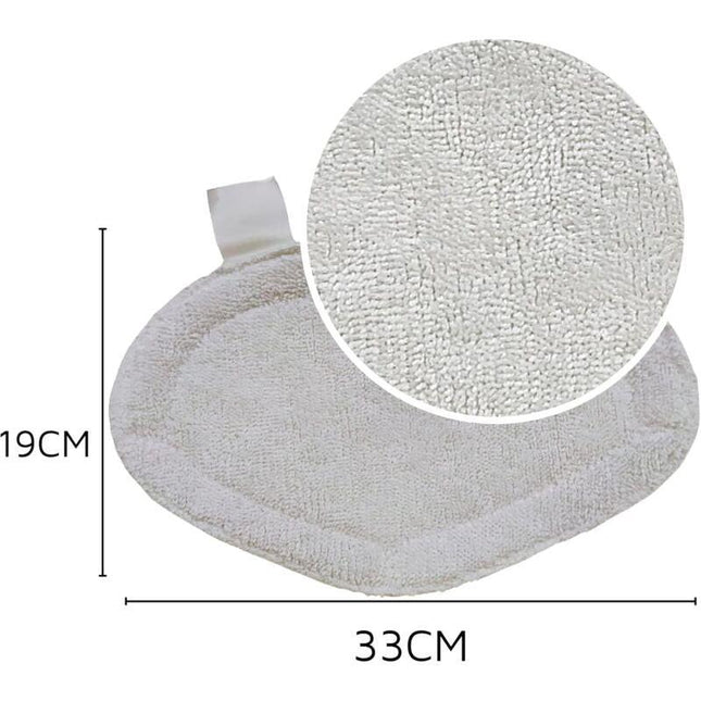 Reusable Microfiber Replacement Pads Compatible With Polti Vaporetto Washable Steam Cleaner Refill Pads (6 Pack).