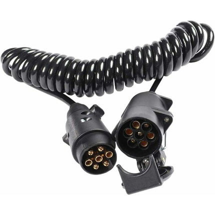 7 Pin Trailer Socket And Plug With 2M Extension Cable Connector For Towing Hitch Caravan Vehicle Truck Accessories 7.