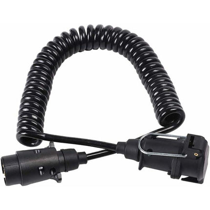 7 Pin Trailer Socket And Plug With 2M Extension Cable Connector For Towing Hitch Caravan Vehicle Truck Accessories 7.