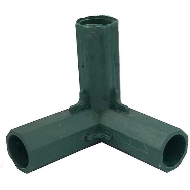 4 pcs Garden Frame Corner Connector 3 Way Corner Connector Greenhouse Frame Corner Connector Furniture Connectors Inner.
