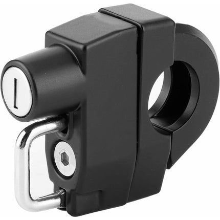 Helmet Lock, Universal Motorcycle Helmet Lock With Key Riding Accessory For,Suitable For 2.2-2.8Cm Handle Diameter.