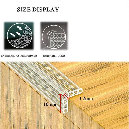 5 Meters Table Corner Protection Strip, Transparent Furniture Corner Protector, Pre-Adhesive Edge Protector For Tables,.