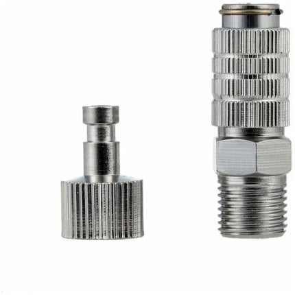 Airbrush Quick Release Adapter Airbrush Quick Disconnect Coupler Connection Adapter Air Brush Fitting Bsp 1/8 Inch.