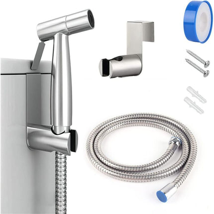 Toilet Sprayer, Stainless Steel Toilet Sprayer Kit, Adjustable Water Pressure Toilet Sprayer, Bidet Sprayer For.