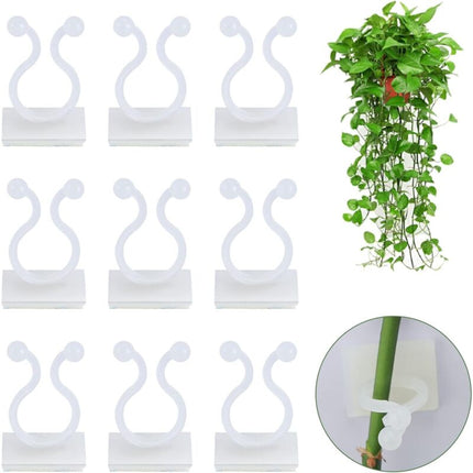 100 pcs Climbing Plant Support Clip, Wall Plant Clip, Vine Wall Clip, Clip For Climbing Plants -White.
