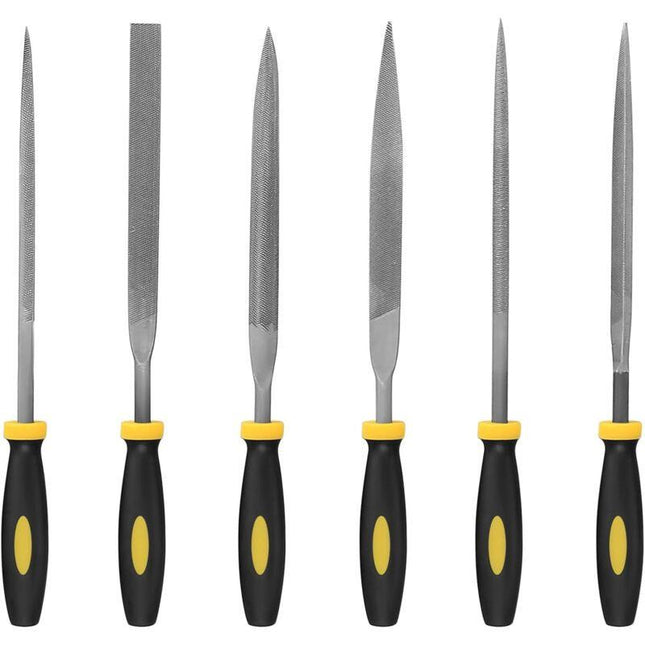 6 Pieces File Set, Files And Rasps, Needle Files, Diamond Rasp Files For Wood/Metal/Workshop/Plastics Repair.