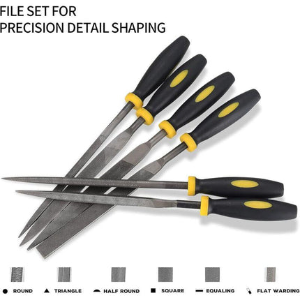 6 Pieces File Set, Files And Rasps, Needle Files, Diamond Rasp Files For Wood/Metal/Workshop/Plastics Repair.