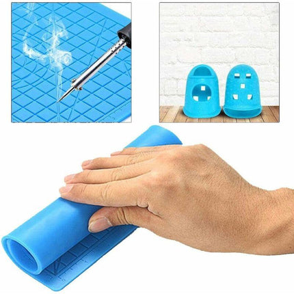 3D Printing Pen Mat, 3D Pen Silicone Mat With Multi-Shaped Base Art Craft And 2 Silicone Caps For Kids, Adults,.
