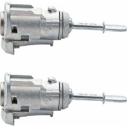 Front Left Right Door Lock Cylinder Compatible With Golf Iv Bora Passat B5 Skoda Fabia 3B0837167 3B0837168.
