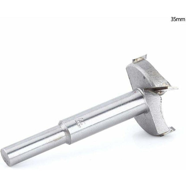 Forstner Wood Drill Bit Cemented Carbide Forstner Bits Flat Hole Saw Drilling Tool (35Mm).