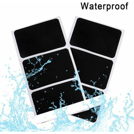 150 pcs Reusable Kitchen Organizer Labels Stickers Kit With Liquid Chalk Markers, Removable Blackboard Labels For.