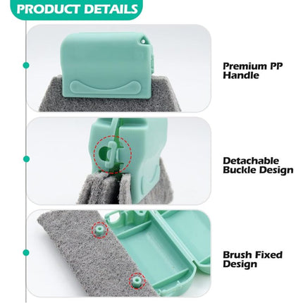 3 Pack Window Groove Cleaning Brush, Window And Door Cleaning Brush, Quick Handheld Cleaning Tools For All.