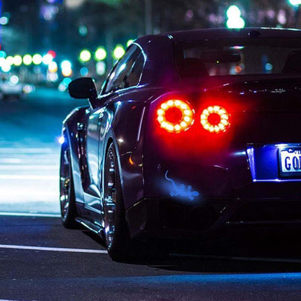 Gecko Car Stickers, Creative Car Warning Reflective Stickers With Stereo, Night Driving Warning Gecko Luminous Strip.