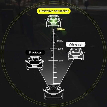 Gecko Car Stickers, Creative Car Warning Reflective Stickers With Stereo, Night Driving Warning Gecko Luminous Strip.