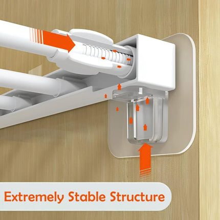 20 pcs Punch-Free Adhesive Wall Brackets - Fixed Wall Mount - Triangle Support Boards.