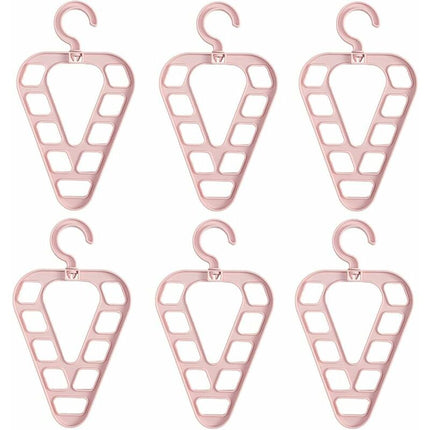 Magic Hanger Organizer, Space Saving Multi-Function Coat Rack Hangers, 9 Hole Triangle Multifunctional Non-Slip Hanger,.
