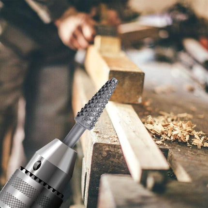 ROtary Burr Set Power Tools Wood Grinding Solid Steel Rasp Carbide Wood Carving Tool For Drill Bits For Polishing And.