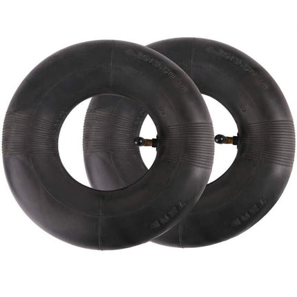 2 pcs 4.10/3.50-4 Inch Inner Tube Tire For Hand Truck, Trolley, Hand Cart, Garden Cart, Lawn Mower, Replacement Tube.