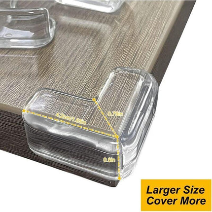 20 pcs Table Corner Protector, Table And Furniture Corner Protection, Transparent Corner Protector For Baby Safety Home.