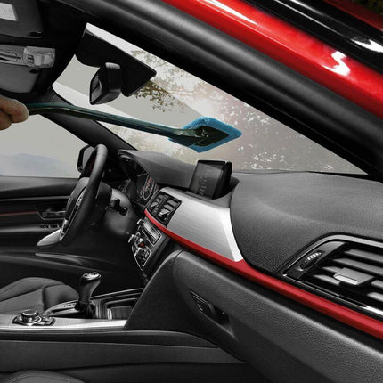 Interior Windshield Cleaner - Long Handle Car Windshield Cleaner Interior Windshield Cleaning Fog Moisture Removal -.