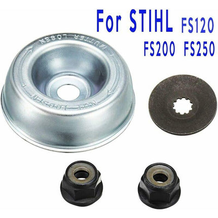 4 pcs / Set Metal Lawnmower Blade Attachment Replacement Kit For Stihl Lawn Mower Brush Cutter.