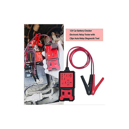 12V Automotive Electronic Relay Tester With Clips - Electronic Relay Tester For Car Repair.