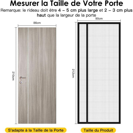Magnetic Mosquito Net For Doors, Windows, Sliding Doors, Swing Doors, ROlling Doors, Caravans, Balconies, Motorhomes.