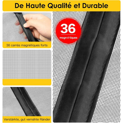 Magnetic Mosquito Net For Doors, Windows, Sliding Doors, Swing Doors, ROlling Doors, Caravans, Balconies, Motorhomes.