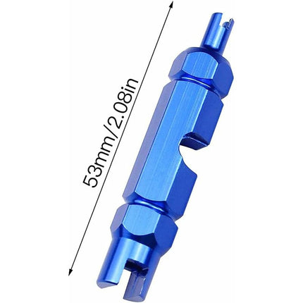 Bike Tube Tire Valve Core Removal Tool For Presta Schrader Bicycle Replace Valve Cores.