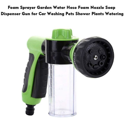 Garden Foam Sprayer Garden Hose Soap Dispenser Gun For Car Wash, Pets, Shower, Plants.