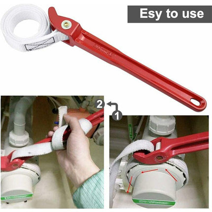 Universal Strap Wrench Rubber Strap Wrench 85Cm Oil Filter Strap Wrench For Jar Opener Tractor Oil Filter Shower Head.